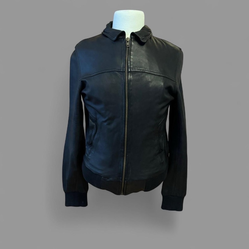 women’s Maison Scotch leather jacket